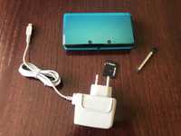 Konsola Nintendo 3DS Aqua Blue CFW Luma + akcesoria