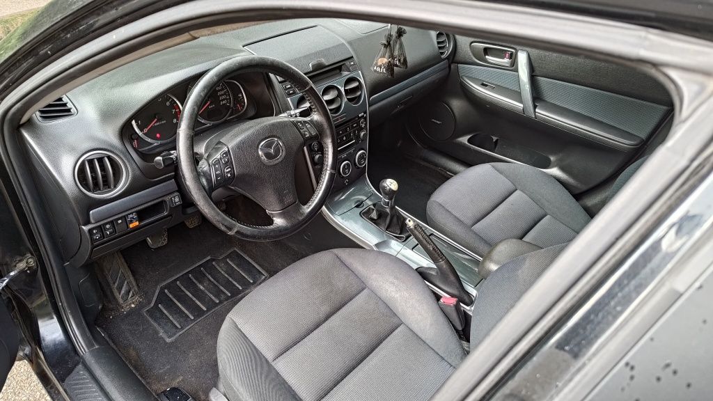 Mazda 6 2.0 w gazie 2006r dobrze wyposażona OC rok
