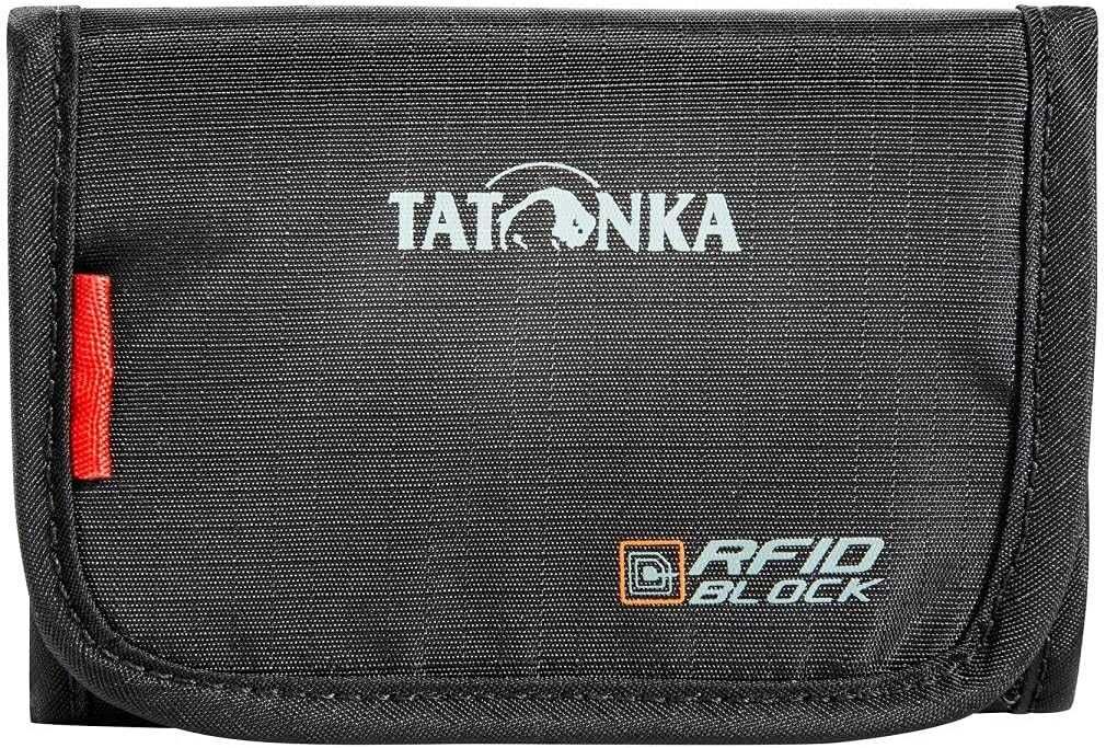 Portfel TATONKA Geldbeutel Folder RFID B Crypalloy TUV Czarny 9x12x2