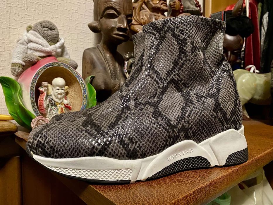 Кожаные кросовки, хайтопы, сникерсы Weekend by Pedro Miralles