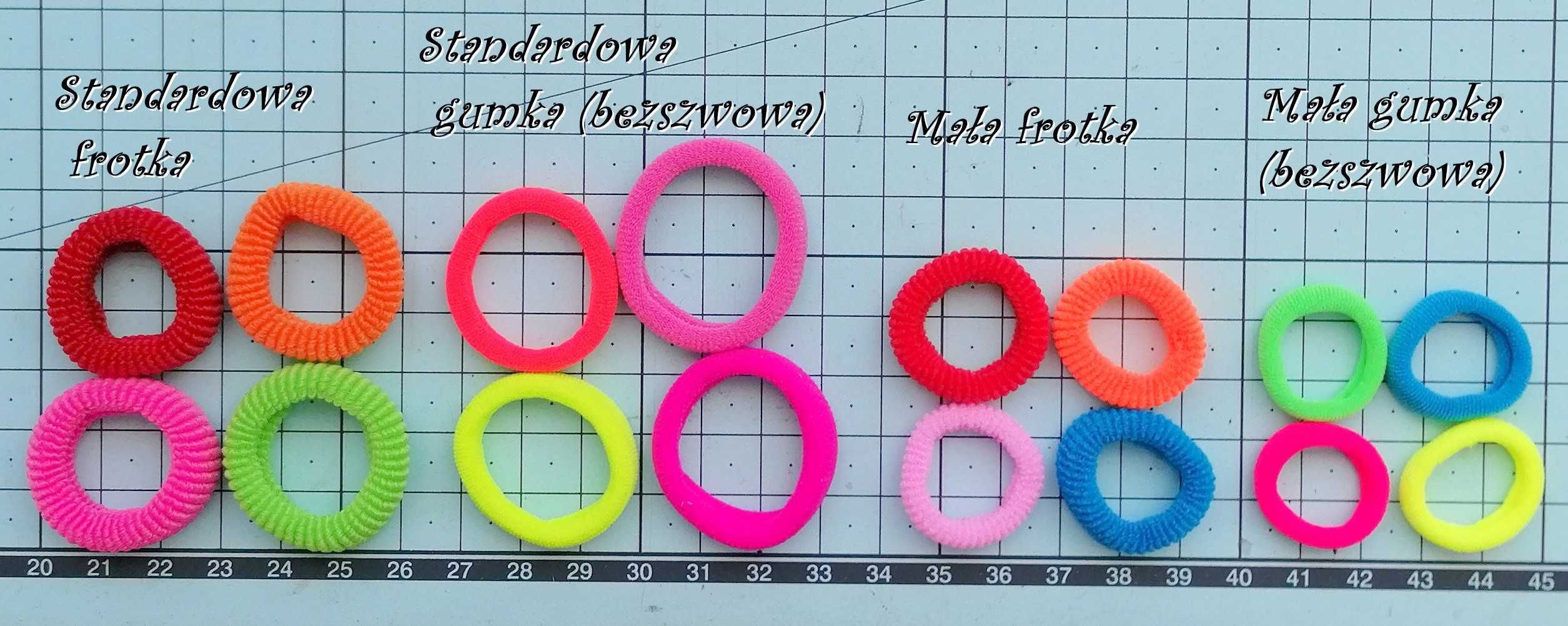 Zestaw do włosów komplet spinki frotki Minnie Mini