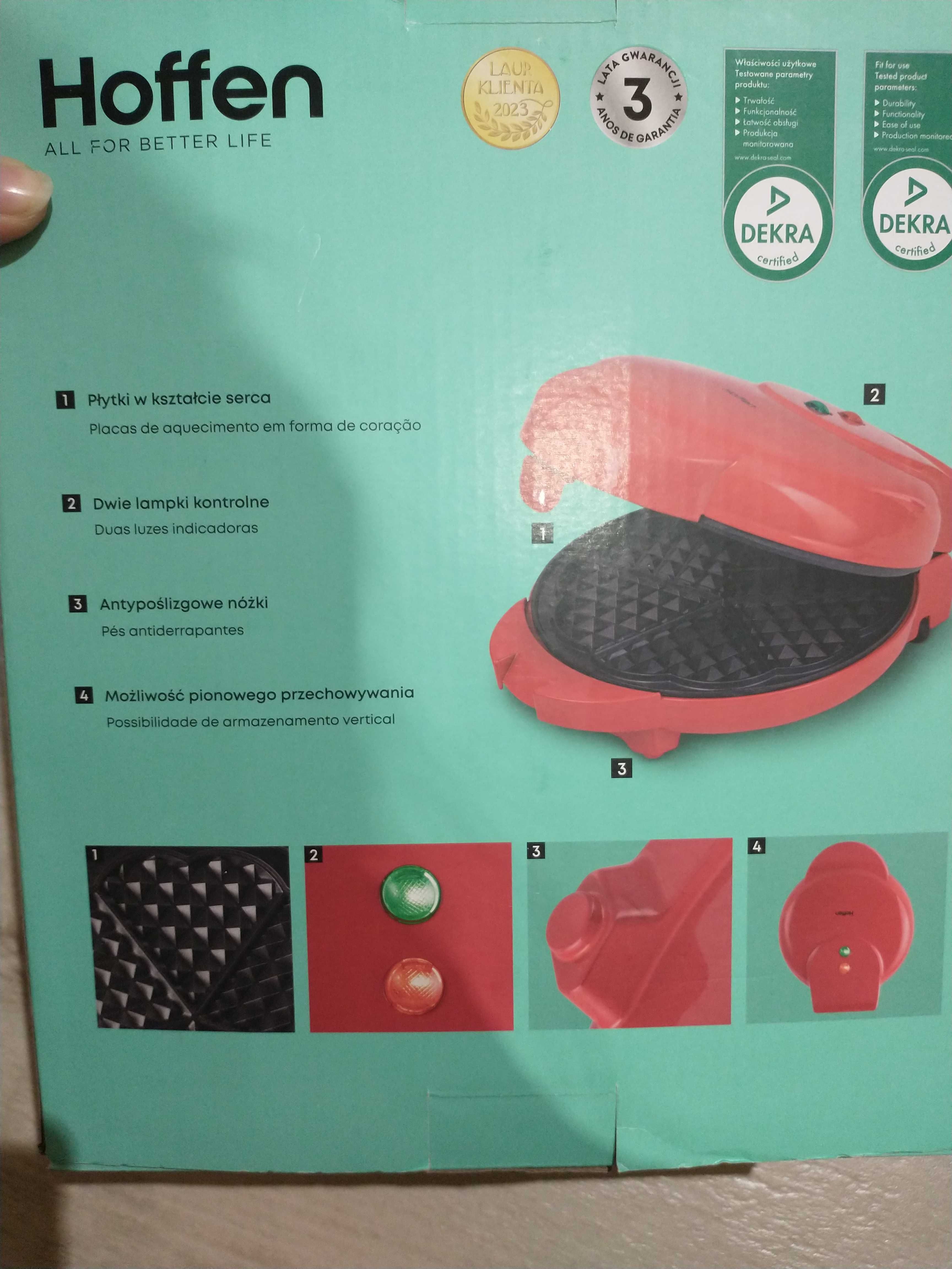 Nowa gofrownica 1200W Hoffen