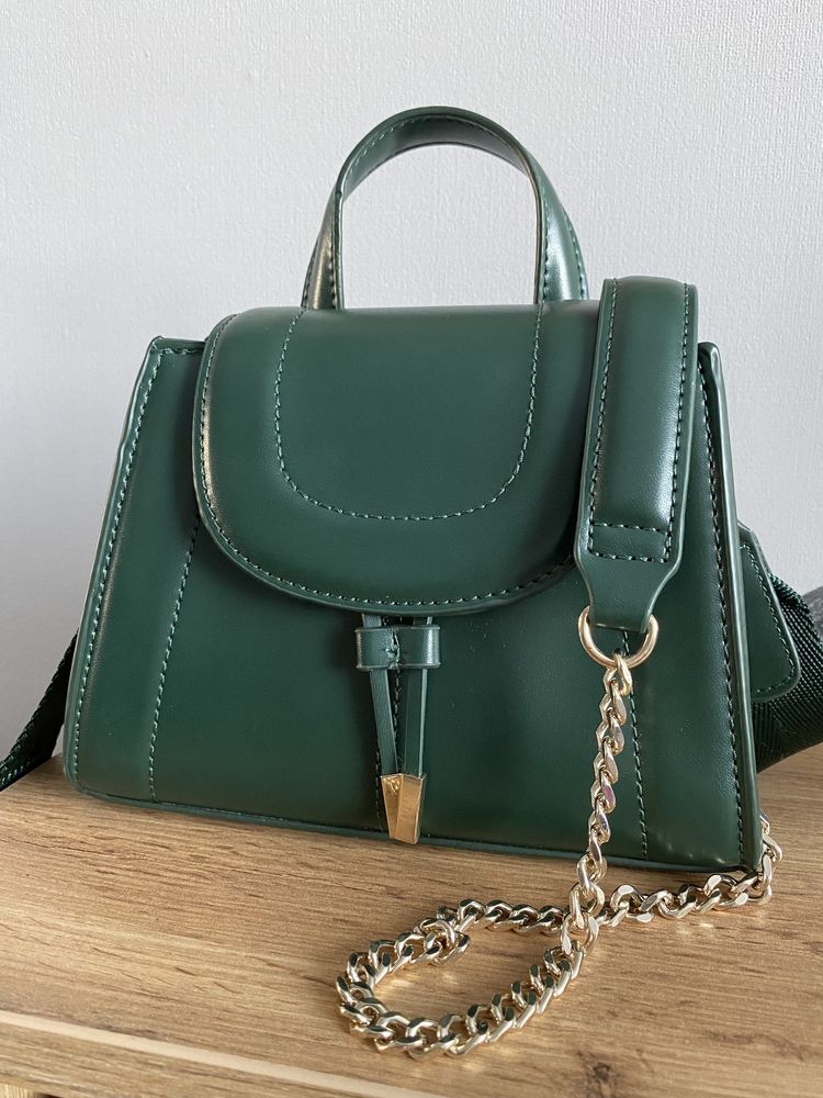 Міні-сумка Zara зеленого кольору