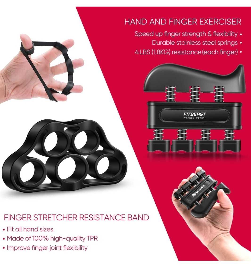 Pack de 5 peças fortalecedor do apertar de mão - exercício imobilizado