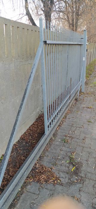 Brama przesuwna WIŚNIOWSKI 4m PRAWA , ocynk, cena do uzgodnienia