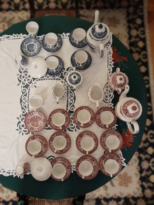 Serviço de chá Merrie Olde England Ironstone (inglês)