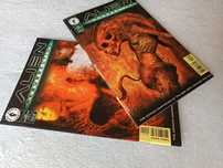 2 antigas revistas Alien Resurrection Comic Dark Horse Comics edição c