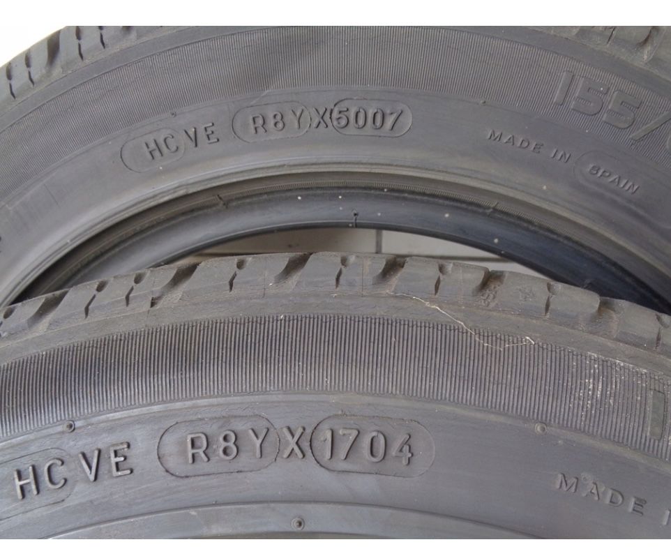 2x opony letnie MICHELIN ENERGY E3B 155/65 R14 75T 5,0MM DOBRY STAN