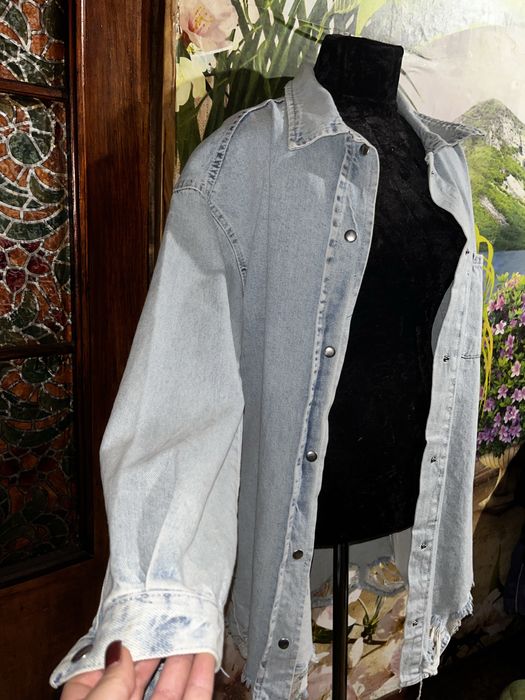 Джинсовое пальто  L