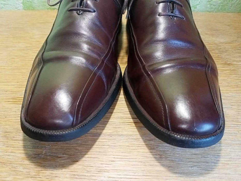 ЛЮКСОВІ туфлі оксфорди A.TESTONI шкіра Італія / Туфли A.TESTONI кожа