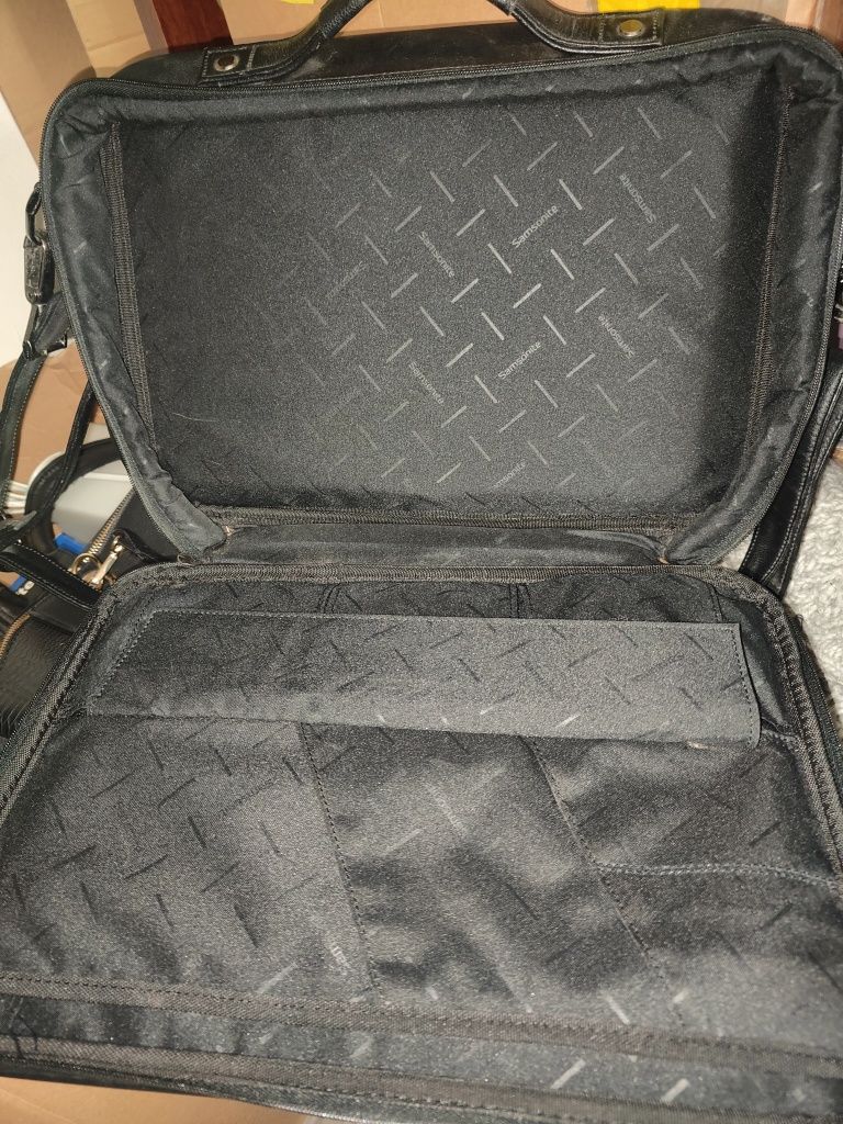 Skórzana torba na laptopa Samsonite