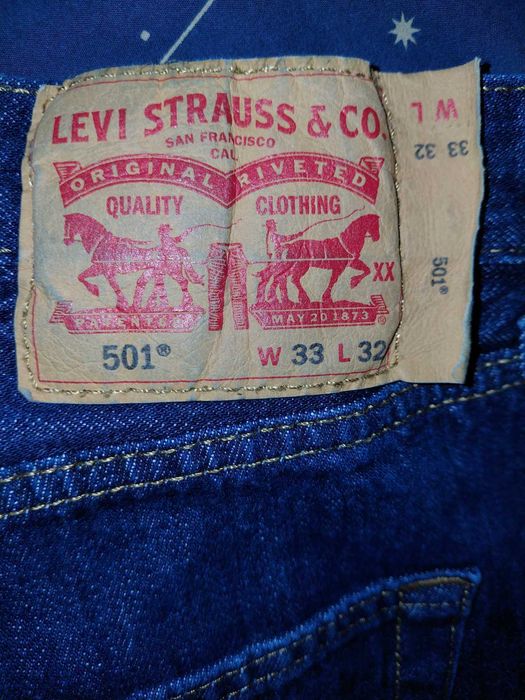 джинсы Levi’s 501 (оригинал) W33L32