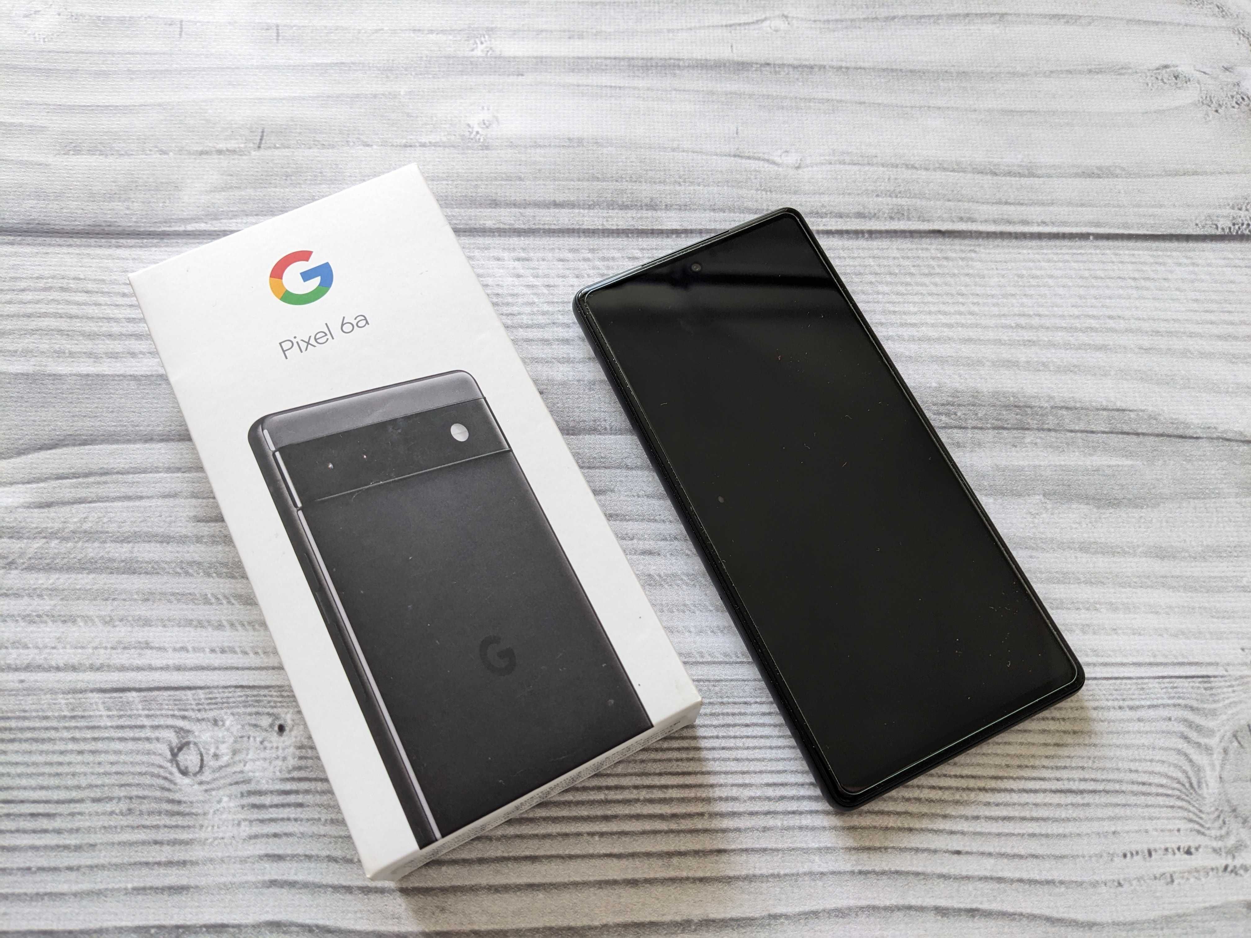 Смартфон Google Pixel 6a 6/128 Charcoal. Повний комплект. Як новий