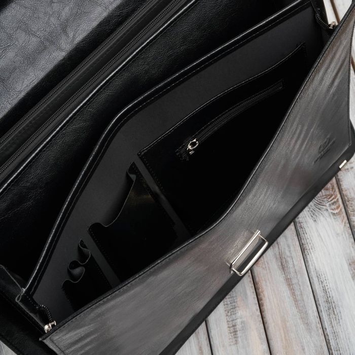 Aktówka męska skórzana Paolo Peruzzi do ręki i na ramię S-46-BL