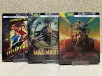 Steelbook 4K Ultra HD Blu-ray Безумный Макс/ Терминатор 2/ Джокер 1-2