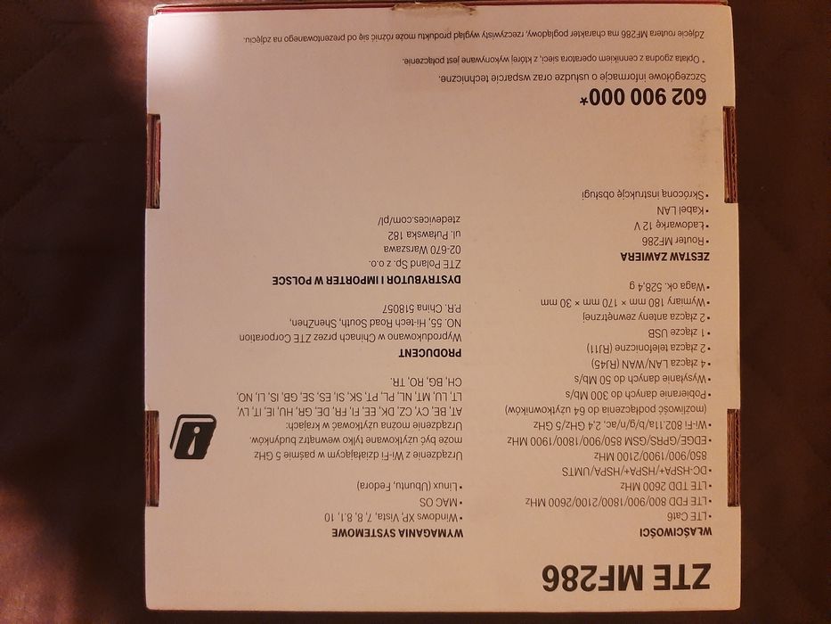 Router ZTE MF286