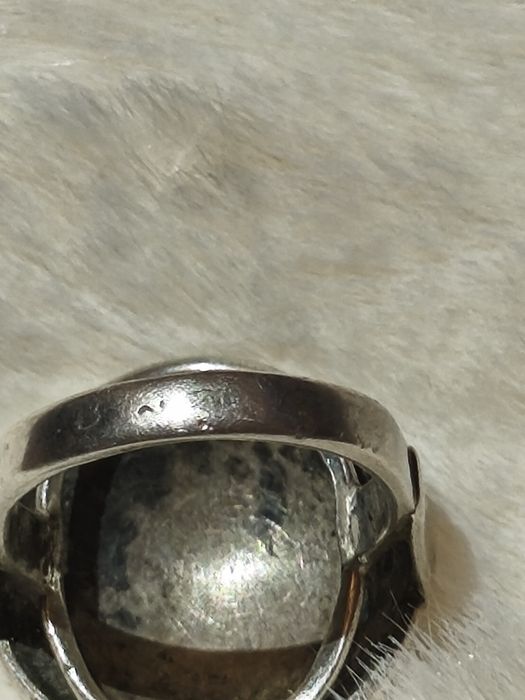 Rytosztuka pierścionek stare srebro