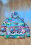 Piękna bluza z kapturem, hoodie hipisowska, woodstock. Rozmiar L/M.New