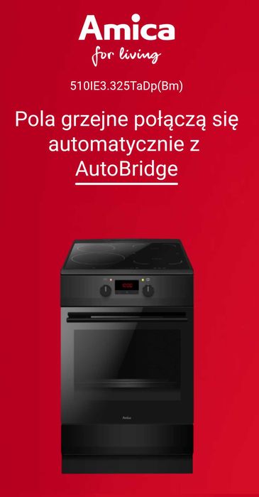 Okazja!!! Nowa kuchenka indukcyjna  Amica, wolnostojąca.