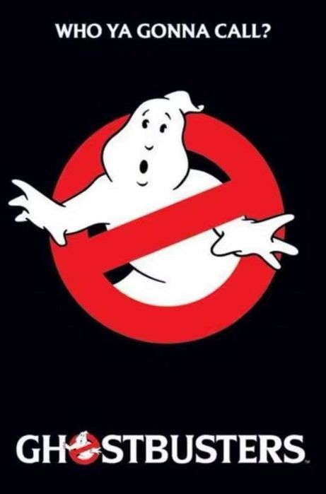 Металлическая табличка Охотники за привидениями / Ghostbusters 14х20см