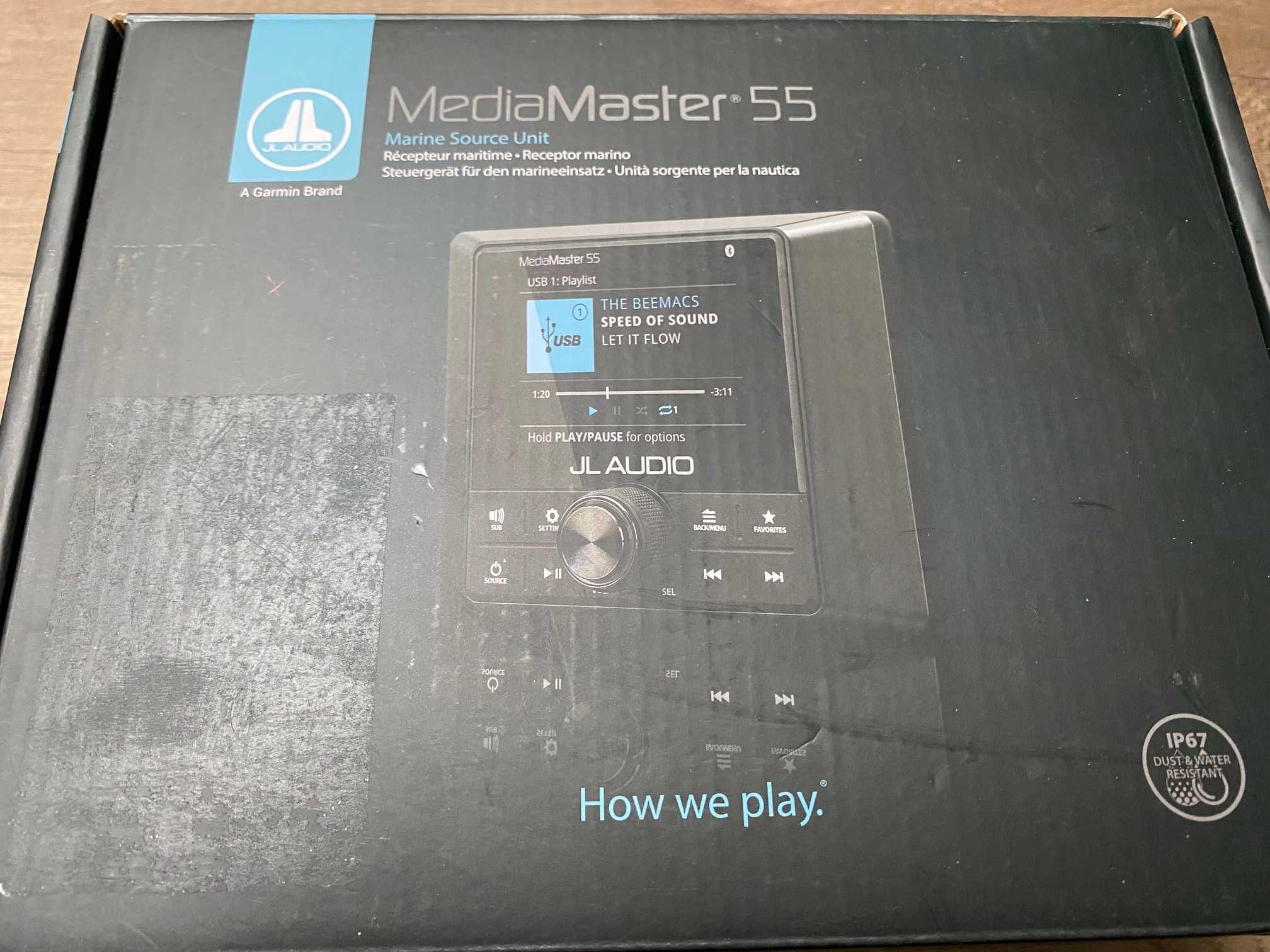 Garmin JL Audio MM55 jachtowy system audio kolorowym wyświetlaczem