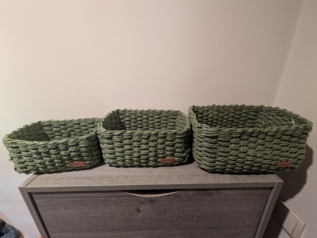 Conjunto 3 Cestos Arrumação NOVOS