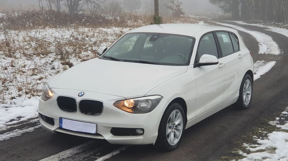 BMW Seria 1 F20 Biała perła, bezwypadkowy, nawigacja, podgrzewane fotele