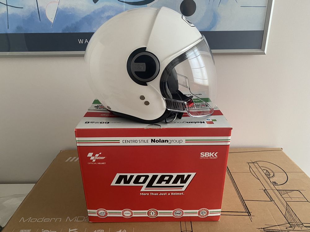 Kask Nolan n21 Visor, biały, rozmiar M