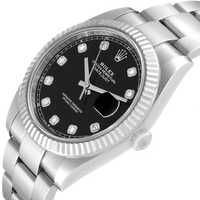 Rolex Datejust Black Dial zegarek nowy automatyczny nakręcany