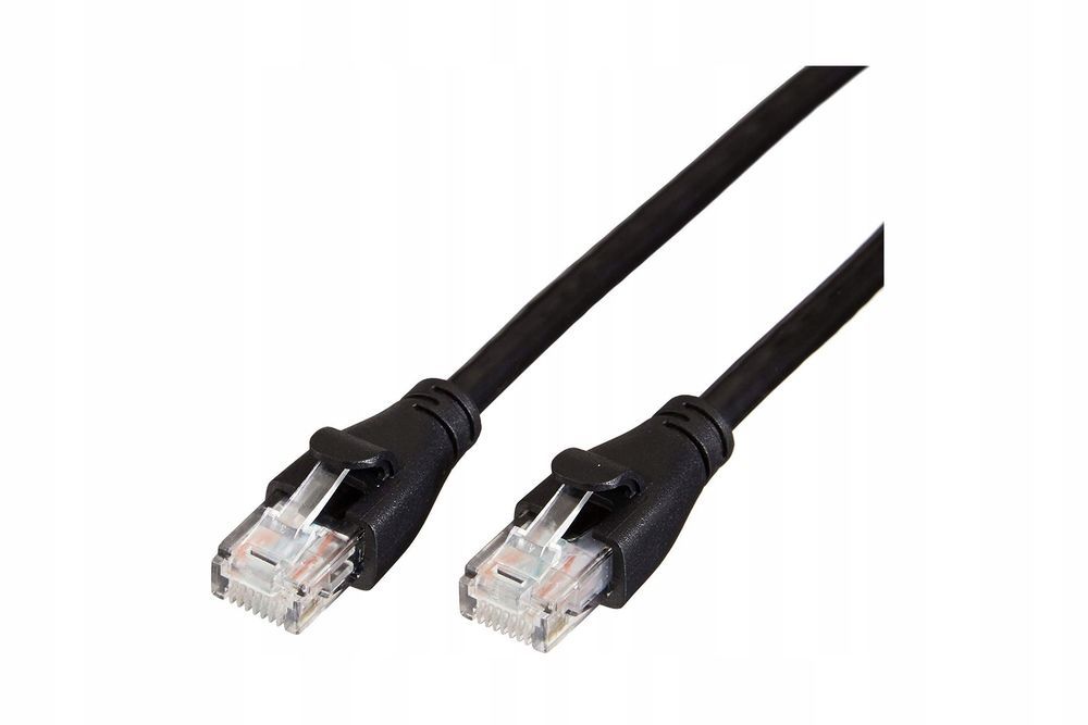 kabel sieciowy amazonbasics rj45 cat-6 1.5m czarny do internetu pc