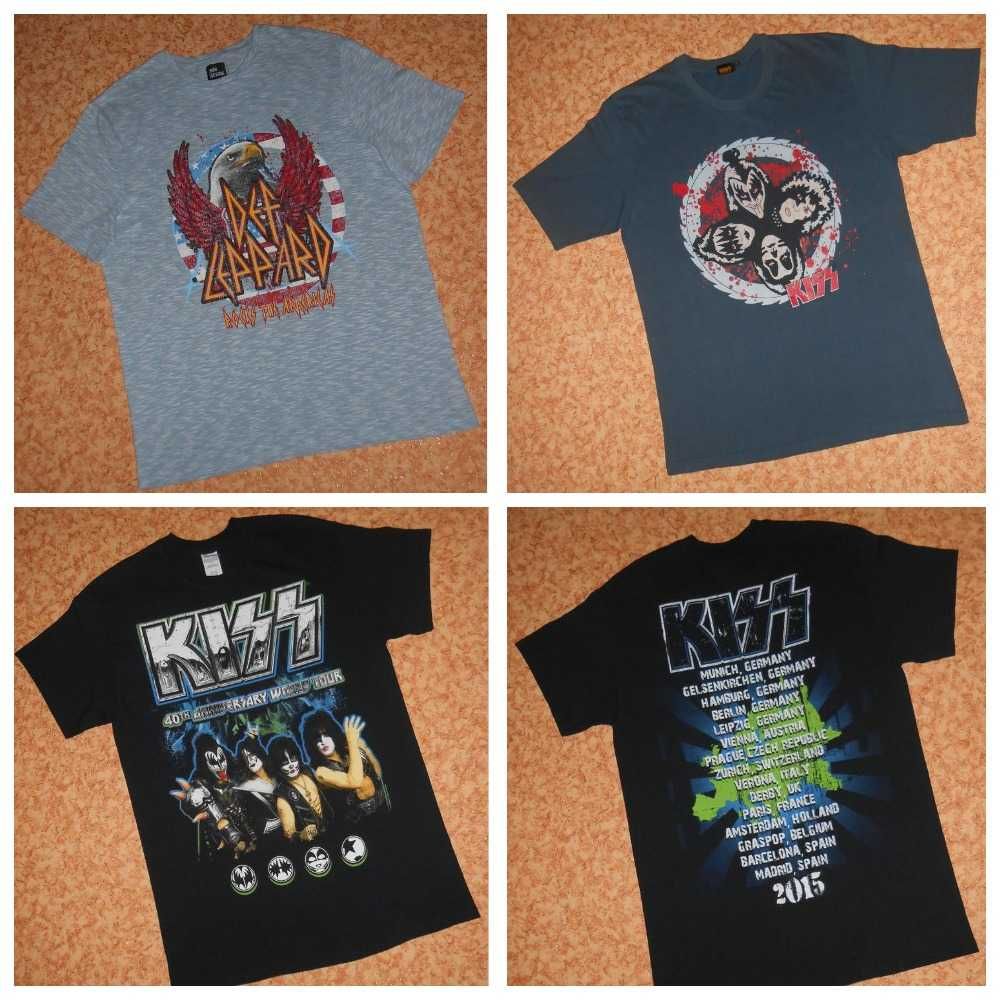 Футболки Ramones Nirvana Kiss Iron Maiden Def Leppard Joy Division ін