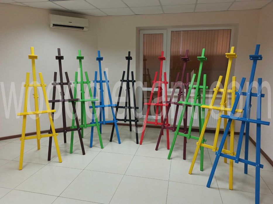 Мольберт з твердої породи деревини Ліра 178см малювання тринога