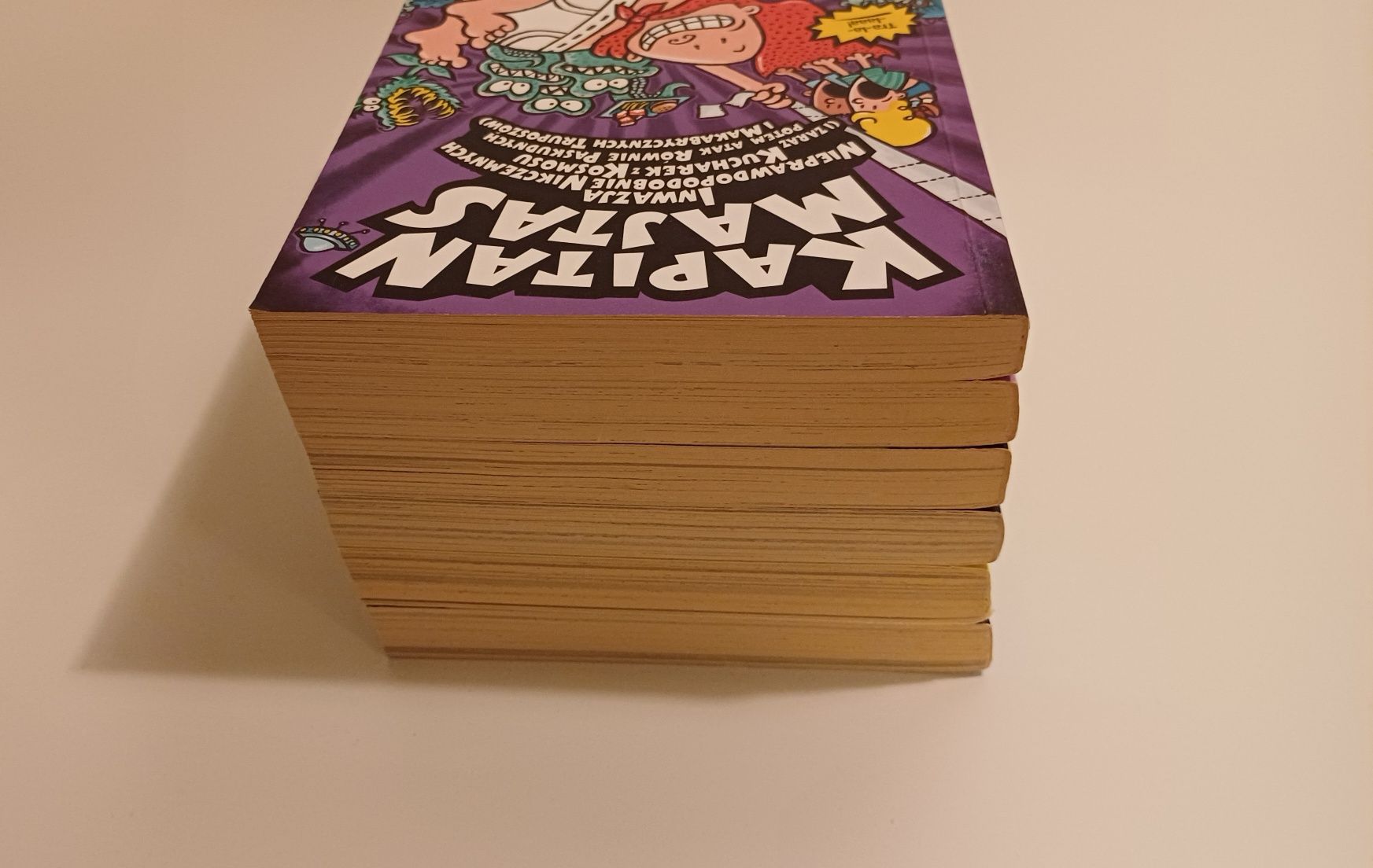 Kapitan Majtas Dziesiąta Wielka Powieść Dav Pilkey
