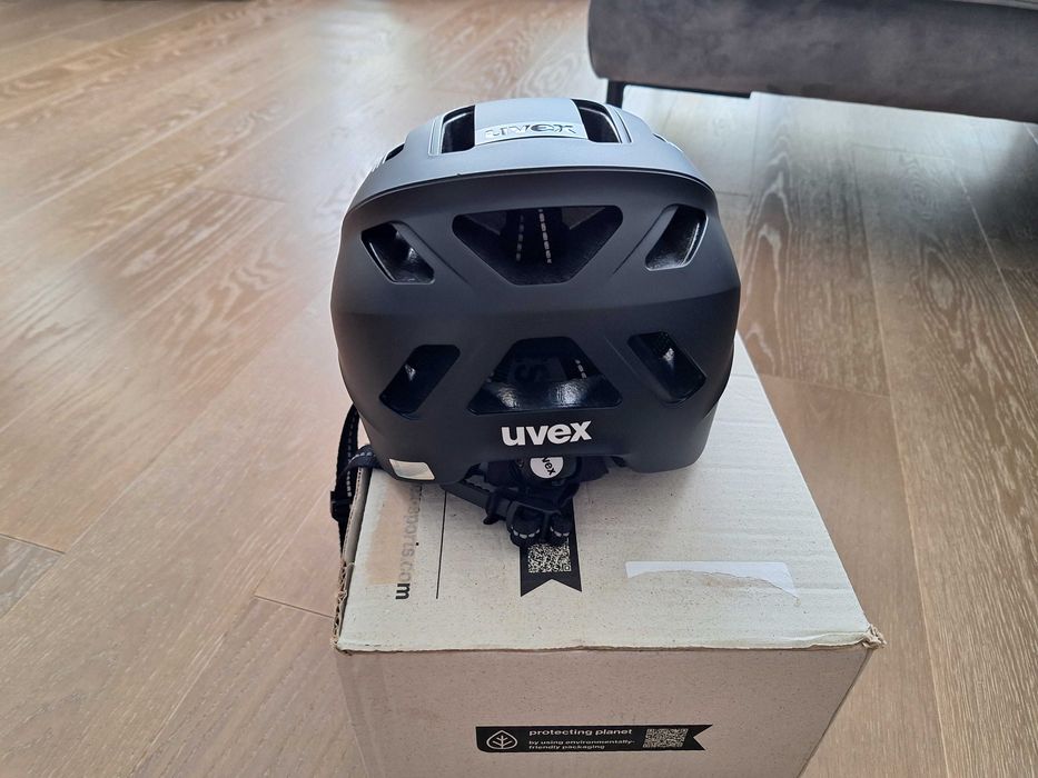NOWY Kask ochronny Uvex urban planet czarny 54-58