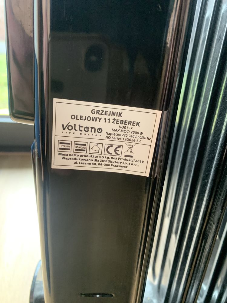 Graejnik olejowy Volteno 11 zeberek 2500W
