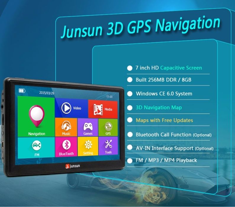 Gps Camião/Autocarro/Auto caravana/Ligeiro 2025  Igo Primo