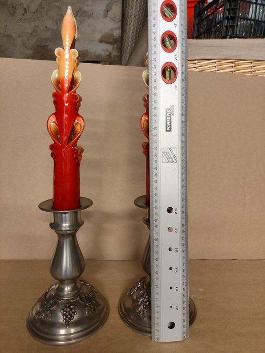 Peças decorativas em estanho