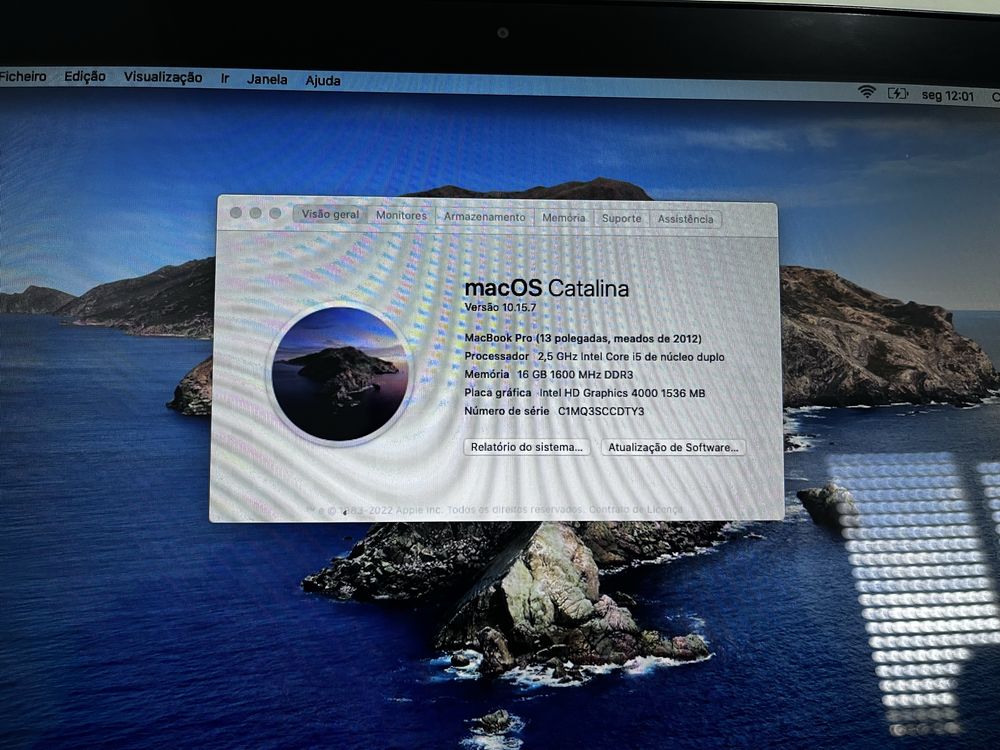 Macbook Pro I5 2012