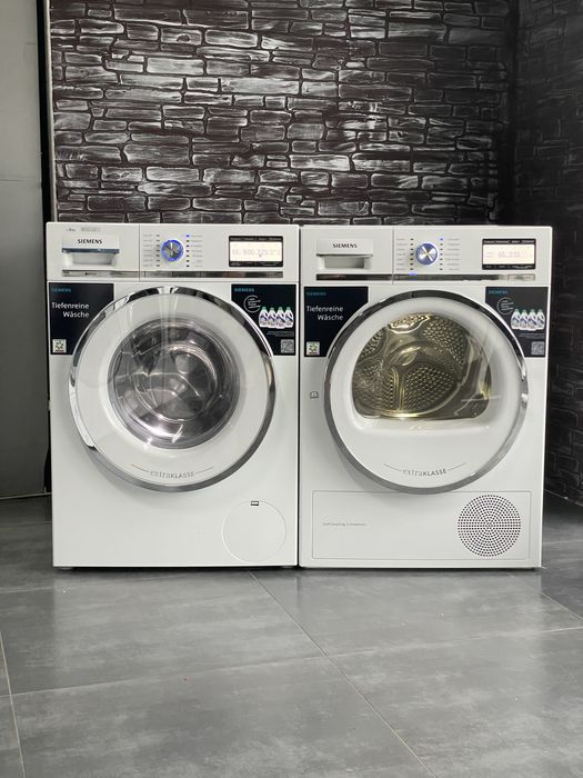 Комплект!Пральна+Сушильна машина Siemens iq890 | Стан ідеал | I-Dos