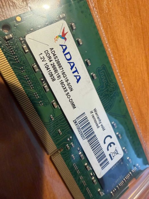 Pamięć ram 16gb lenovo i inne