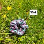 Gumki jedwabne scrunchie