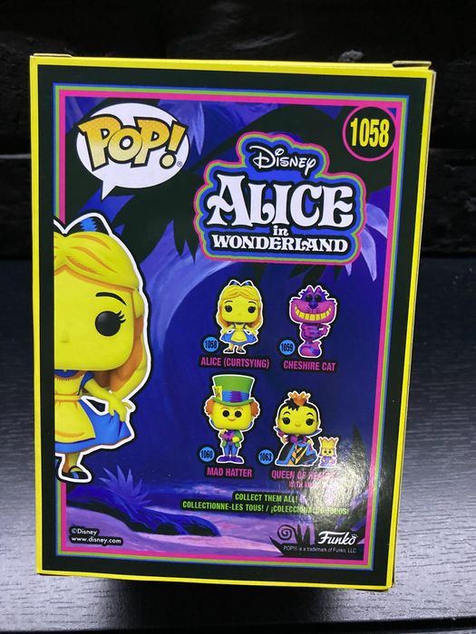 Alice Blacklight Alicja w krainie czarów Funko POP