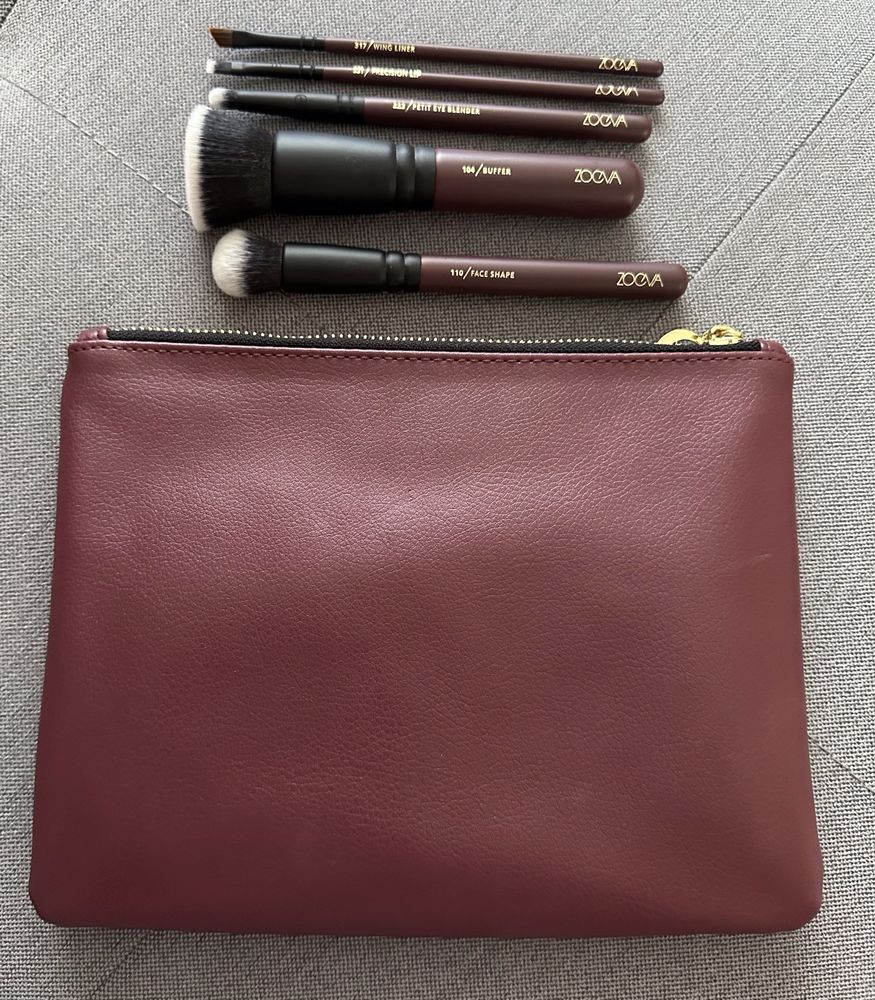 Pędzle do makijażu Zoeva Opulence plus kosmetyczka
