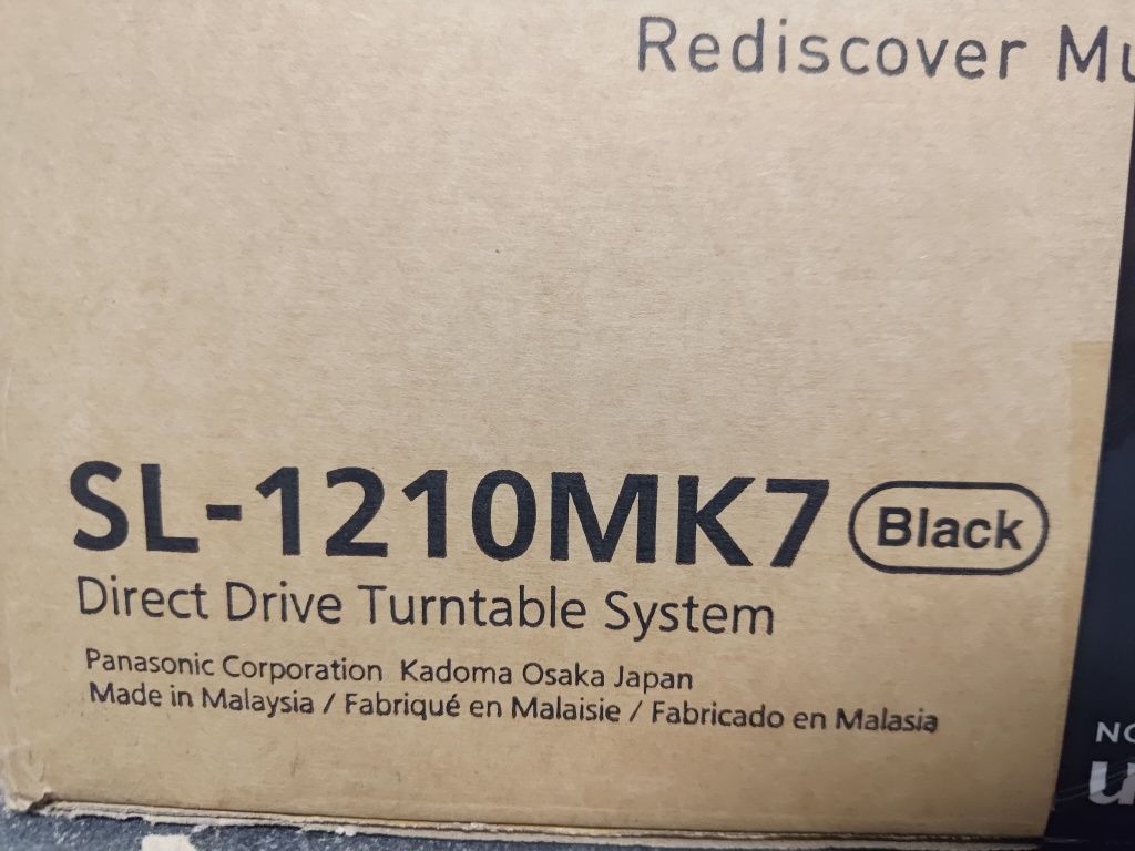 Technics SL-1210MK7 gramofon sl1200 nowy