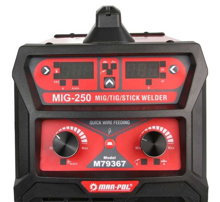 Półautomat spawalniczy MIG/MAG, MMA, TIG 30-250A 230V Migomat