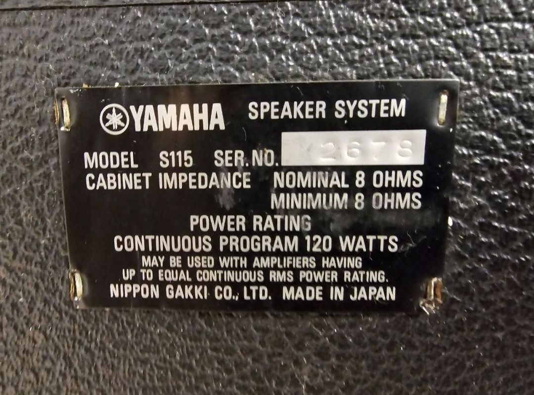 Wzmacniacz basowy Yamaha B100 115 SE sprawny! 250W
