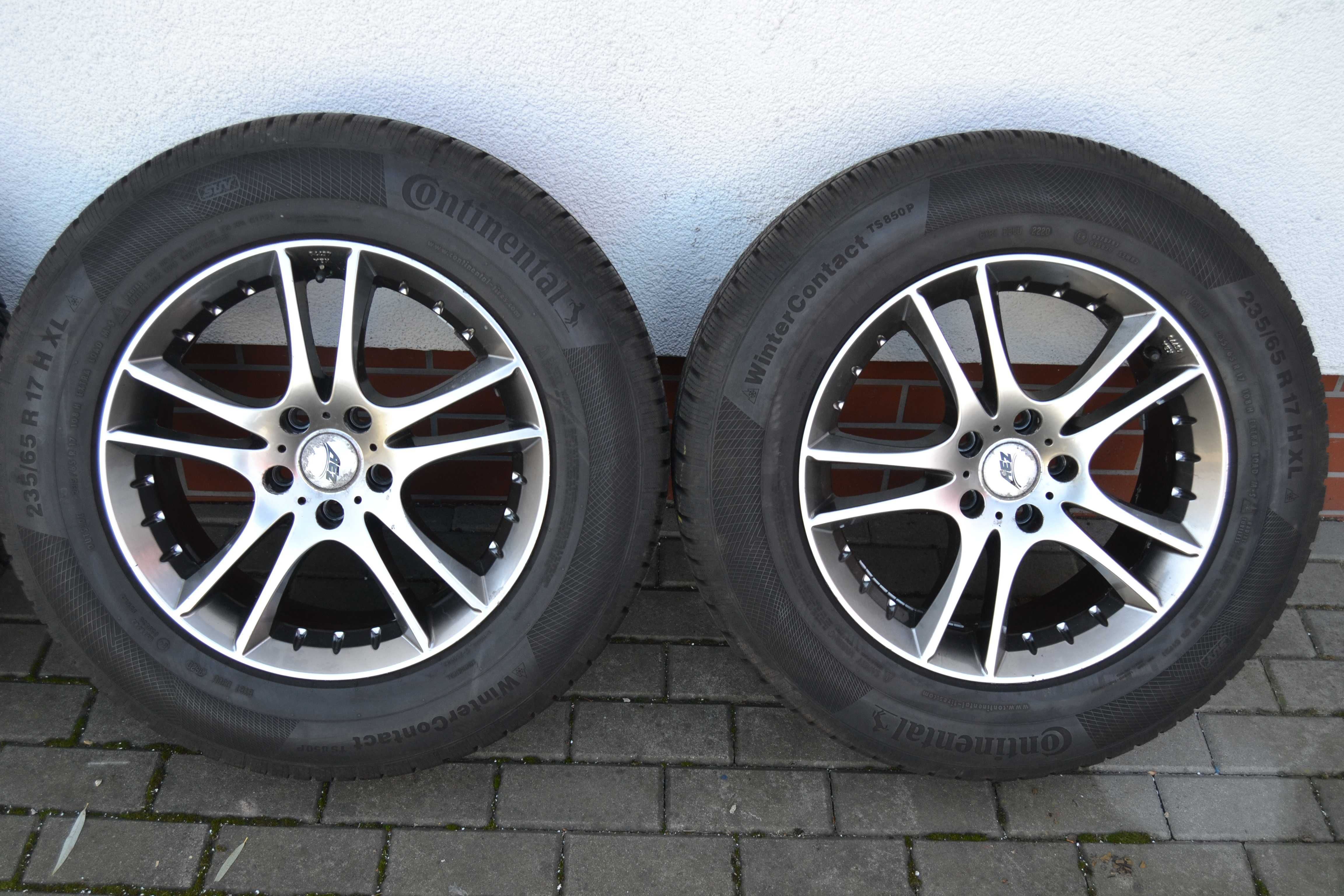 Komplet kół zima Audi Q5 Mercedes VW 5x112 235/65r17 Continental q5