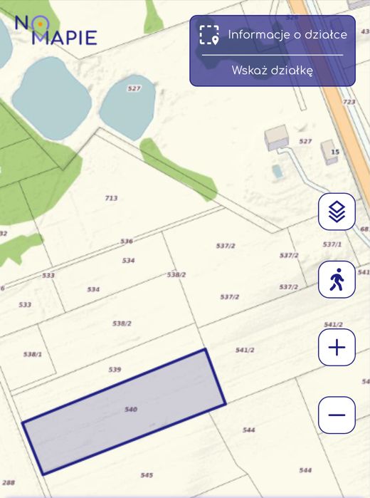 Działka 1,2ha przy drodze krajowej nr8 Cisów