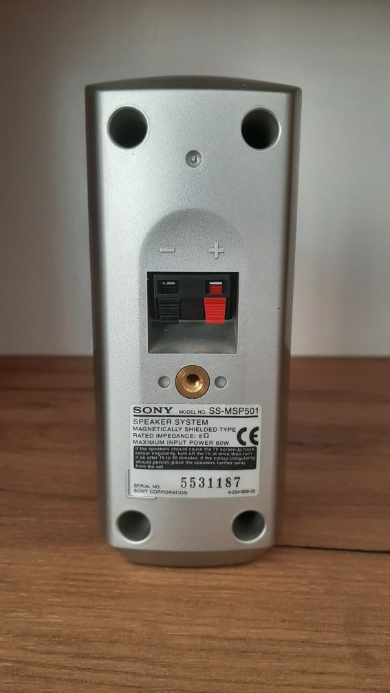 Głośniki sony model  SS-MSP 501