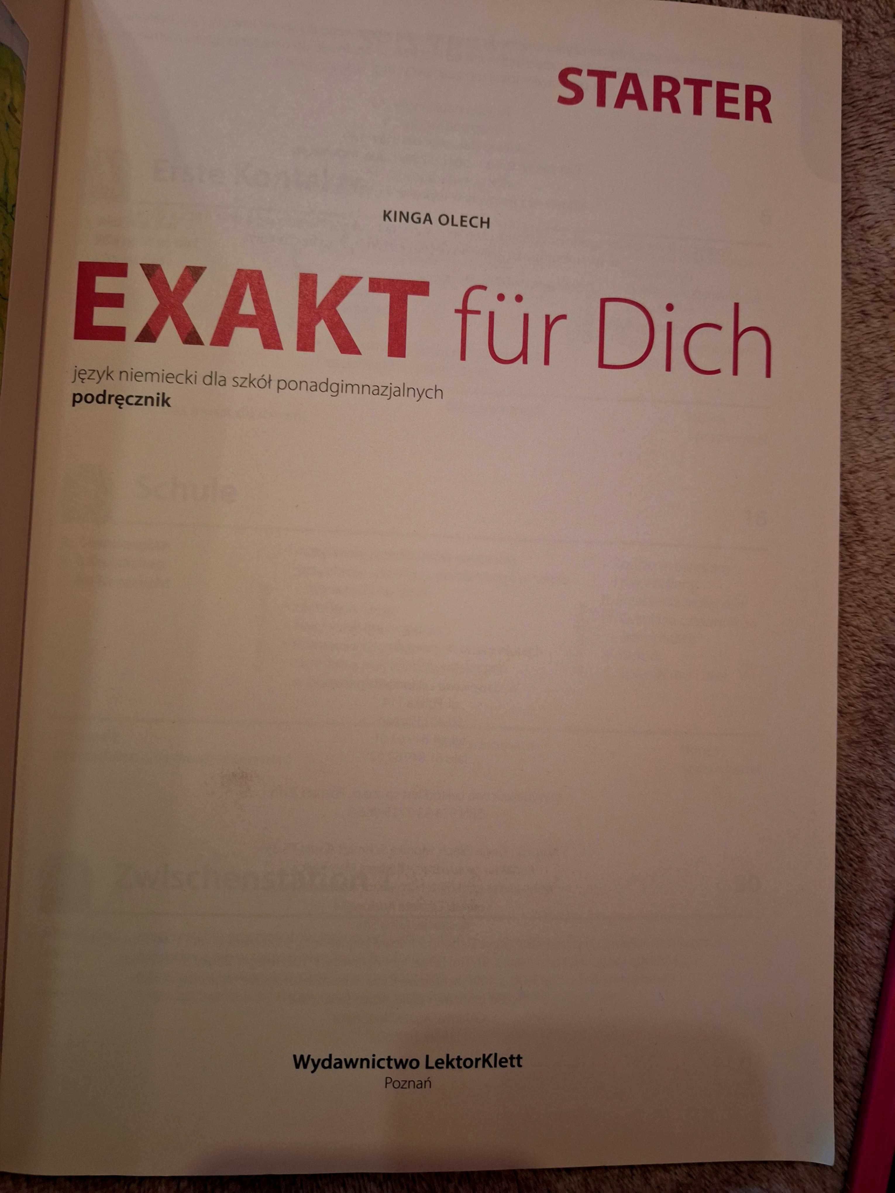 Podręcznik + książka ćwiczeń język niemiecki